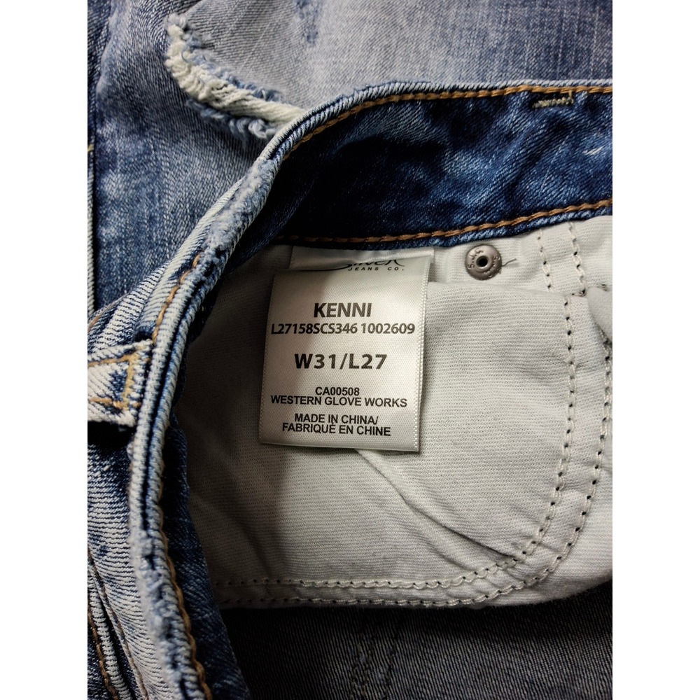 Silver Jeans Co Kenni Mid Rise Distressed Boyfriend Jeans W31 L27 L27158SCS346 - Picture 6 of 10